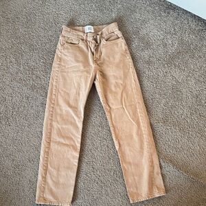 BDG Women's Straight Leg Tan Jeans